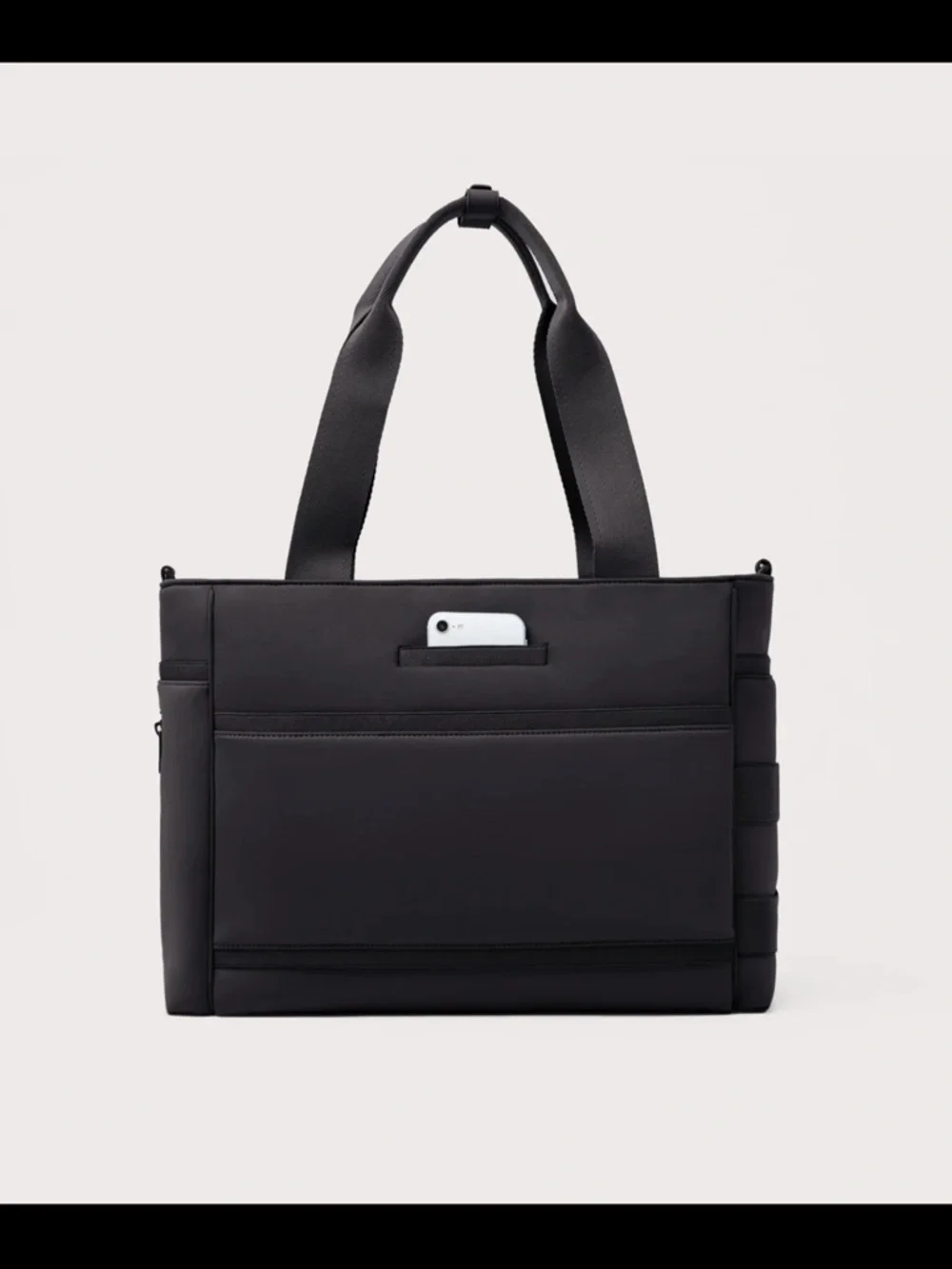 Dagne Dover Wade Diaper Tote in Onyx Black